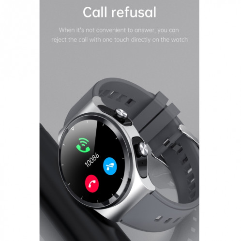 GT69 1,3 pouce IPS tactile écran tactile IP67 Imperméable Bluetooth Ecouteur Smart Watch, Support Surveillance du sommeil / Surveillance de la fréquence cardiaque / Call Bluetooth (Noir) SH501A614-010