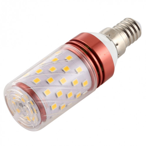 Ampoule de maïs E14 12W 500LM 60LEDs 185-240V SMD 2835, lumière chaude 3000K SH62041956-06