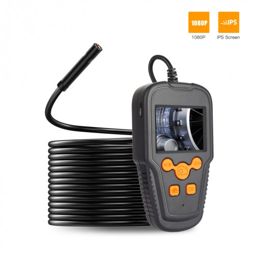 Écran IPS de 2,4 pouces P60A 3.9mm 1080p 2,4 pouces IP68 étanche Endoscope numérique HD, longueur: 10m câble dur SH33031564-08