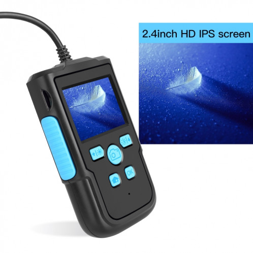 P60B 8mm 1080p 2.4 pouces IPS écran IP68 étanched-endoscope numérique HD, longueur: 10m câble dur SH3403189-08