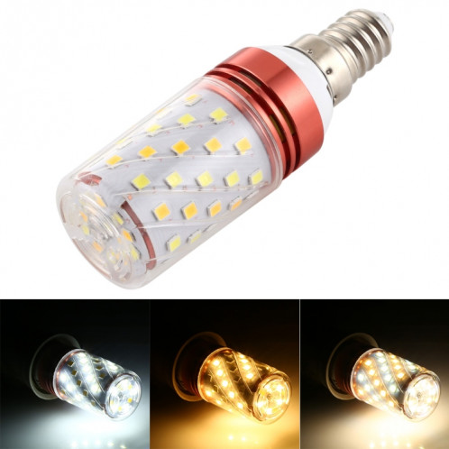 Ampoule de maïs à gradation tricolore E14 12W 500LM 60LEDs SMD 2835 SH65041780-010