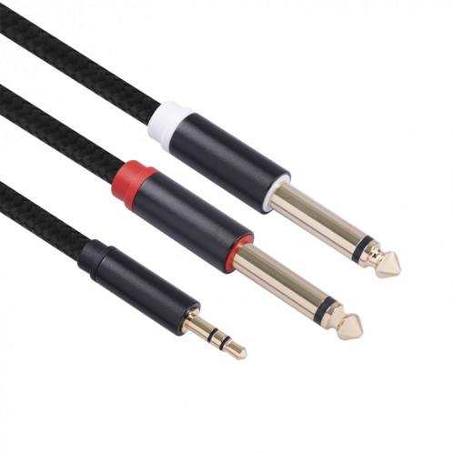 3683 Câble audio mâle mâle à double 6,35 mm, longueur de câble: 3m (noir) SH303A1977-05