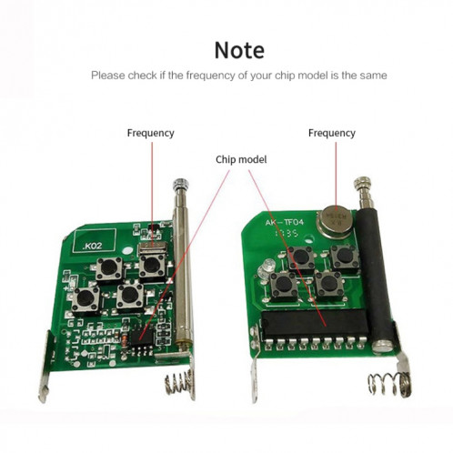 LZ-073 286-868MHZ Télécommande de copie automatique multifonction (Vert) SH101D704-05