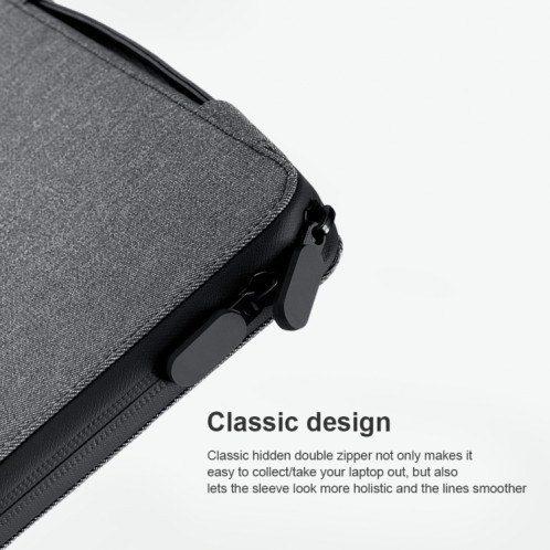 Nillkin multifonctionnel sac de rangement sac à main avec support, version classique pour 16,1 pouces et sous l'ordinateur portable (noir) SN202A599-09