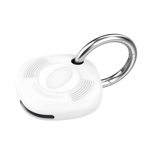Etui de protection de protection de silicone portable anti-perte de traqueur pour Samsung Galaxy Smart Tag (Blanc) SH901A1115-07