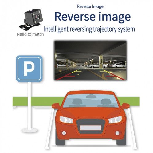 T100C 7 pouces Rétractable Variage de voiture MP5 Lecteur Radio, Support Mirror Link & FM & TF Carte & USB & Bluetooth Système de trajectoire sans main à la main et CAYplay Connection SH719936-09