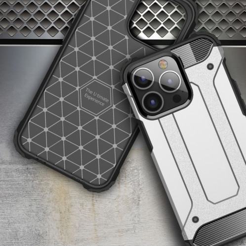 Étui de combinaison Magic Armor TPU + PC pour iPhone 13 Pro (Noir) SH502A1192-07