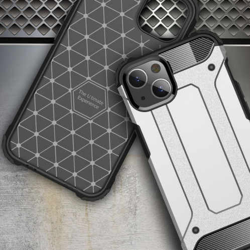 Étui de combinaison Magic Armor TPU + PC pour iPhone 13 (Noir) SH504A418-07