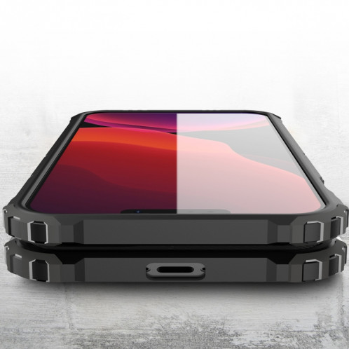 Étui de combinaison Magic Armor TPU + PC pour iPhone 13 (Noir) SH504A418-07