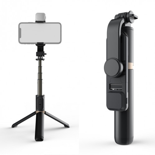 Q03S Remplir le support de téléphonie mobile Bluetooth Selfie de Bluetooth (Noir) SH501A452-08