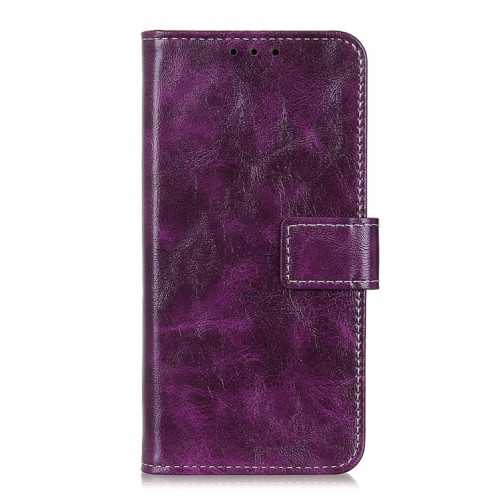 Étui de cuir horizontal de texture de Texture Horizontal de Texture Horizontal avec titulaire & Cadre et portefeuille photo pour iPhone 13 mini (violet) SH801D1466-07
