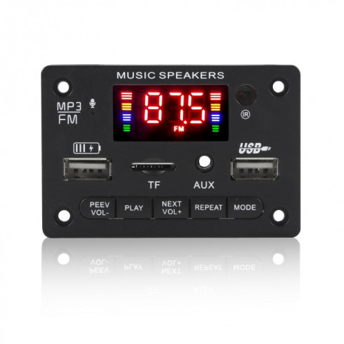 JX-810BT CAR 12V AUDIO PLATEUR DE DÉCODER DE DÉCODEUR FM Radio USB, avec Bluetooth / Télécommande / Enregistrement SH76981819-04