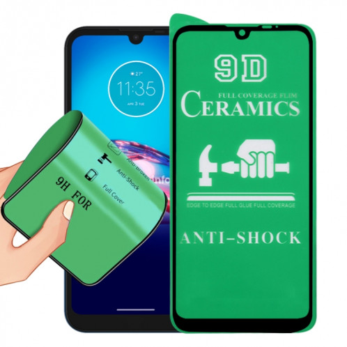 Pour Motorola Moto E 2020 9D Film en céramique plein écran complet SH02051188-010