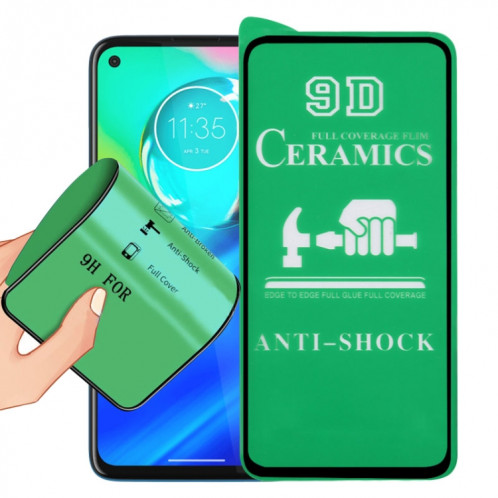 Pour Motorola Moto G8 Power 9D Plein écran Film Céramique Colle SH02171129-010