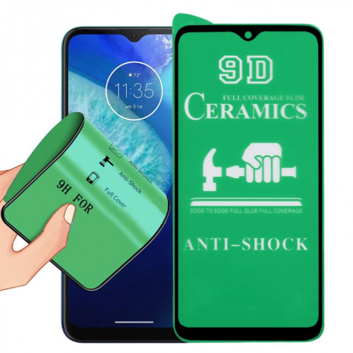 Pour Motorola Moto G8 Power Lite 9D Film céramique plein écran complet SH0219589-010