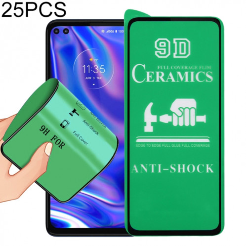 Pour Motorola, un film céramique complet en céramique complet en plein écran de 9D de 5g 25 pcs SH0406876-09