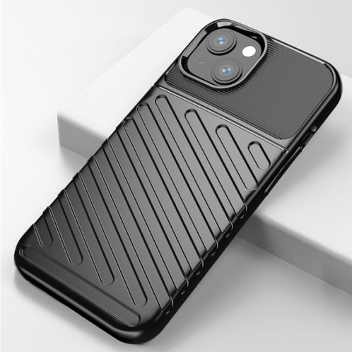 Thunderbolt PHOTO TPU TPU Soft Case pour iPhone 13 Mini (Noir) SH101A938-07