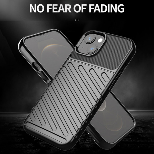 Thunderbolt PHOTO TPU TPU Soft Case pour iPhone 13 Mini (Noir) SH101A938-07