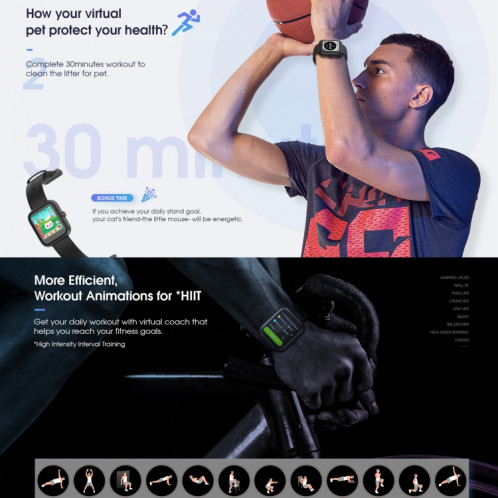CS253 1,57 pouce TFT Touch Screen 5ATM Water Smart Watch, Support Surveillance du sommeil / Surveillance de la fréquence cardiaque / Mode Sport / Rappel des appels et d'informations entrants (Noir) SH001A294-08