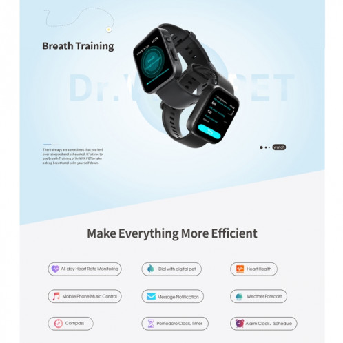 CS254 1,57 pouce TFT Touch Small Smart Watch Smart Watch, Support Surveillance du sommeil / Surveillance de la fréquence cardiaque / Appel vocal Bluetooth / Playback de musique Bluetooth (Noir) SH401A1678-08