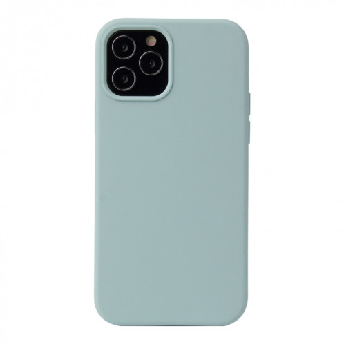 Cas de protection antichoc couleur liquide de couleur solide pour iPhone 13 (vert émeraude) SH602B751-07
