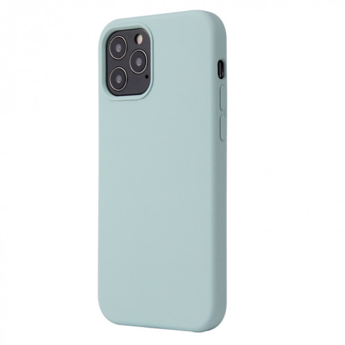 Cas de protection antichoc couleur liquide de couleur solide pour iPhone 13 (vert émeraude) SH602B751-07