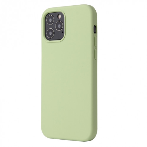 Cas de protection antichoc couleur liquide de couleur solide pour iPhone 13 (Matcha Green) SH602G1414-07