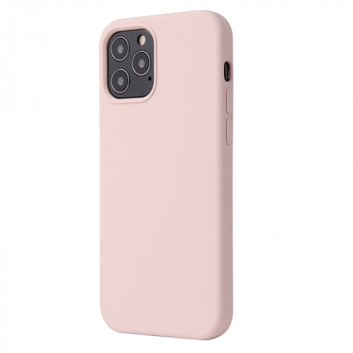 Couleur en silicone de couleur unie Cas de protection antichoc pour iPhone 13 (sable rose) SH602H1536-07