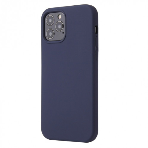 Couleur de protection antichoc couleur liquide de couleur solide pour iPhone 13 (bleu nuit) SH602K1879-07