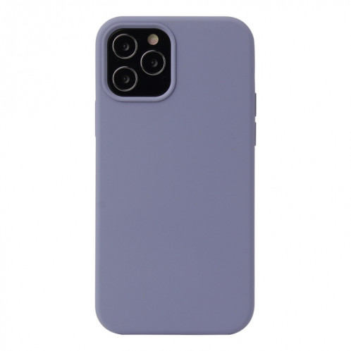 Cas de protection antichoc couleur liquide de couleur solide pour iPhone 13 (gris lavande) SH602L965-07