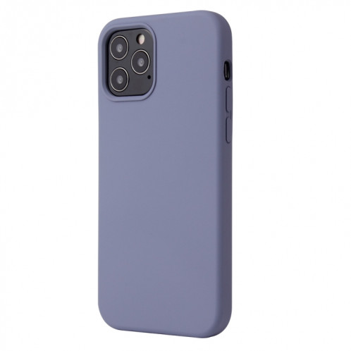 Cas de protection antichoc couleur liquide de couleur solide pour iPhone 13 (gris lavande) SH602L965-07