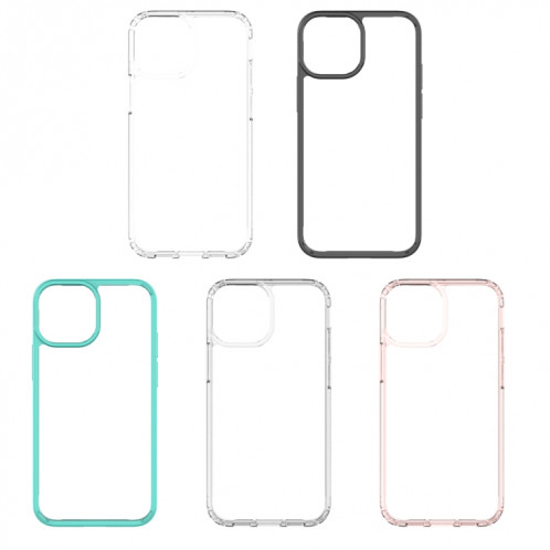 Étui de protection en acrylique TPU + acrylique anti-gra-choc pour iPhone 13 Mini (Noir) SH701A714-07