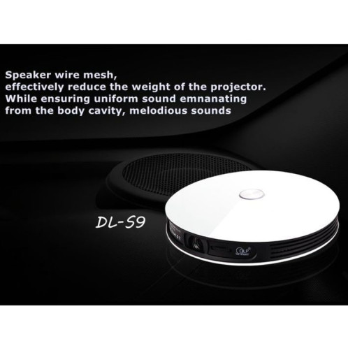 Wejoy DL-S9 1280x720P 300 Lumens Portable Home Theater Led HD Digital Projector, Android 6.0, 2G + 16 Go, US Plug SW7938534-010