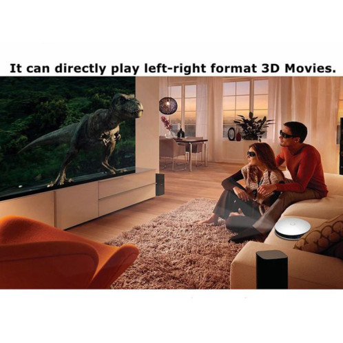 Wejoy DL-S9 1280x720P 300 Lumens Portable Home Theater Led HD Digital Projector, Android 6.0, 2G + 16 Go, US Plug SW7938534-010