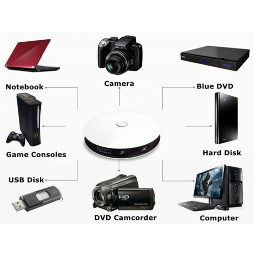 Wejoy DL-S9 1280x720P 300 Lumens Portable Home Theater Led HD Digital Projector, Android 6.0, 2G + 16 Go, US Plug SW7938534-010