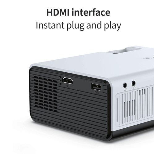 Wejoy Y5 800x480p 80 ANSI Lumens Portable Home Theater Led HD Digital Projecteur, Android 9.0, 1G + 8G, Fiche américaine SW79751115-09