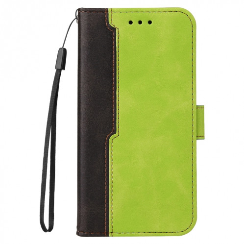 Couleur d'entreprise Couleur-Couleur Horizontal Flip PU Coque en cuir PU avec porte-carte et cadre photo pour iPhone 13 mini (vert) SH602B708-07