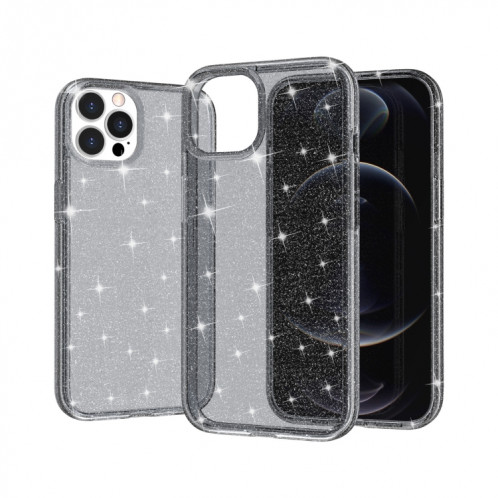 Étui de protection de la poudre de paillettes Terminator antichoc pour iPhone 13 Pro (gris) SH903B1237-05