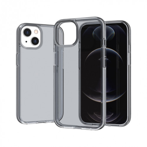 Coque de protection transparente de style Terminator Style antichoc pour iPhone 13 (gris) SH002B1013-06