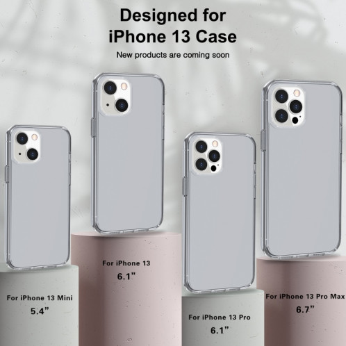 Cas de protection transparent de style Terminator Style antichoc pour iPhone 13 Pro (gris) SH003B1660-04