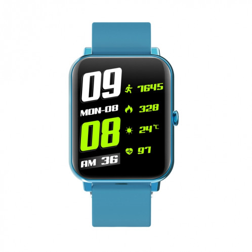 F15 Pro 1,69 pouce TFT Screen IP67 Wather Watch Smart Watch, Support de la surveillance de la température corporelle / Surveillance du sommeil / Surveillance de la fréquence cardiaque / Rappel d'appels entrants (bleu) SH101B1740-09