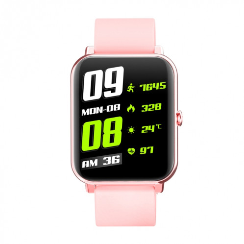 F15 Pro 1,69 pouce TFT Screen Smart Watch Watch Smart, Support de la surveillance de la température corporelle / Surveillance du sommeil / Surveillance de la fréquence cardiaque / Rappel d'appels entrants (rose) SH101C1529-09