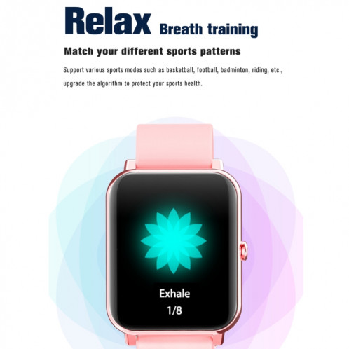 F15 Pro 1,69 pouce TFT Screen IP67 Wather Watch Smart Watch, Support de la surveillance de la température corporelle / Surveillance du sommeil / Surveillance de la fréquence cardiaque / Rappel d'appels entrants (bleu) SH101B1740-09