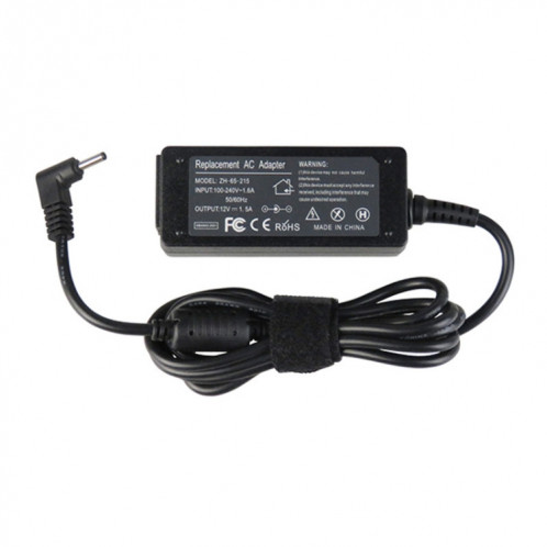 Adaptateur secteur ZH-65-215 12V 1.5A pour ordinateur portable ACER, longueur de cordon: 1,5 m SH80581270-04