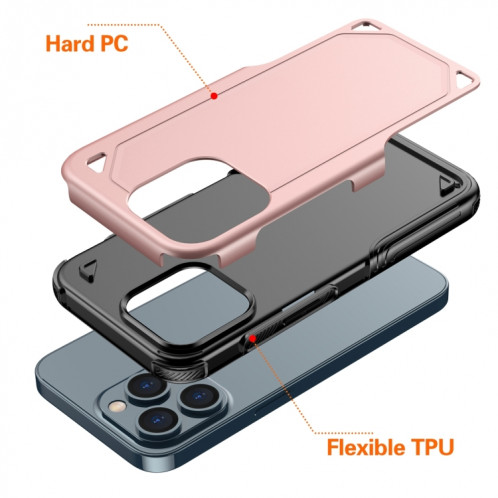 Cas de protection Armure robuste antichoc pour iPhone 13 Pro (rouge) SH903C881-07