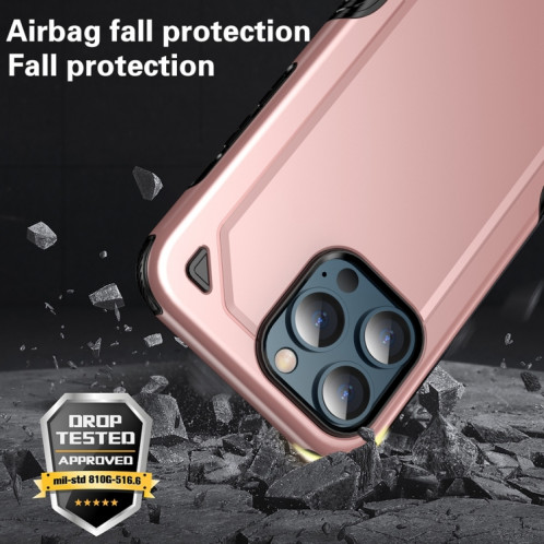 Cas de protection Armure robuste antichoc pour iPhone 13 Pro (Rose Gold) SH903A1749-07