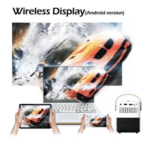 Wejoy l7 854x480p 100 ANSI Lumens Portable Home Theater Led HD Digital Projecteur avec batterie, Android 6.0, 1G + 8G, Plug UA SW7503962-011