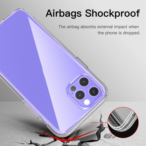 Étui de protection TPU Airbag TPU TPU anti-choqué pour iPhone 13 (transparent) SH602A1494-07