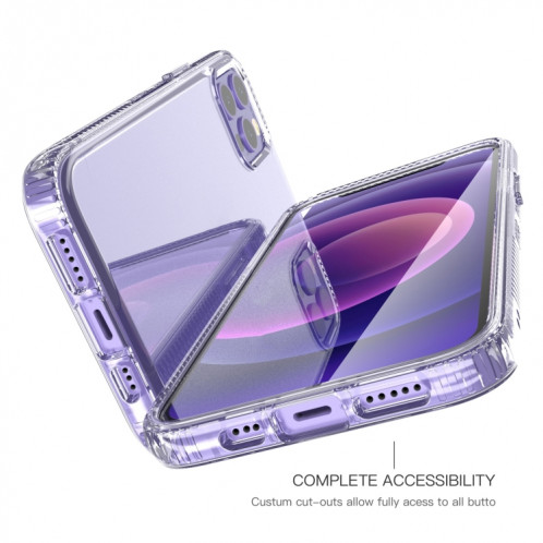 Boîte de protection TPU Airbag TPU transparent antichoc pour iPhone 13 Pro (transparent) SH603A12-07