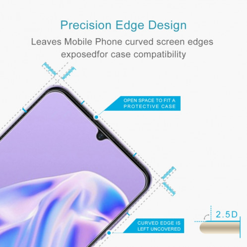 Pour Ulefone NOTE 6 10 PCS 0.26mm Film de verre trempé 9H 2.5D SH6807579-08